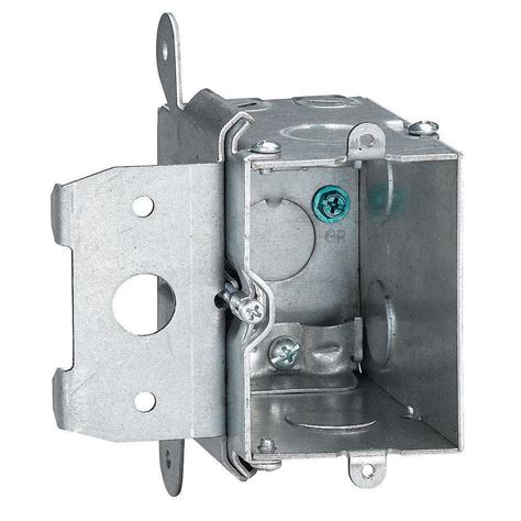 deepest one gang metal electrical box home depot|single gang weatherproof electrical box.